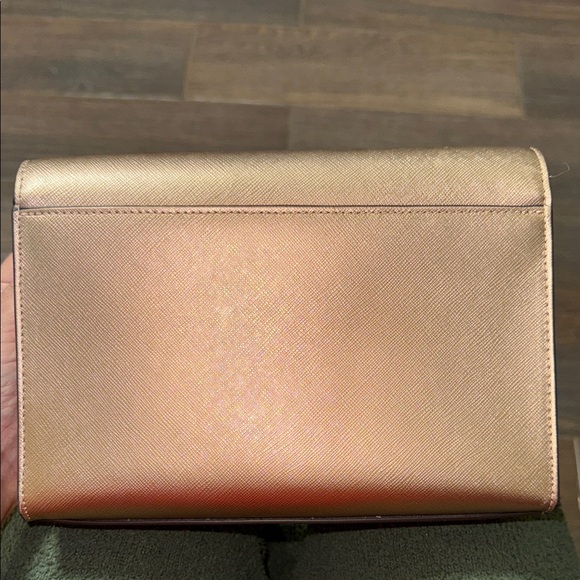 Kate Spade Metallic Rose Clutch - Picture 7 of 8